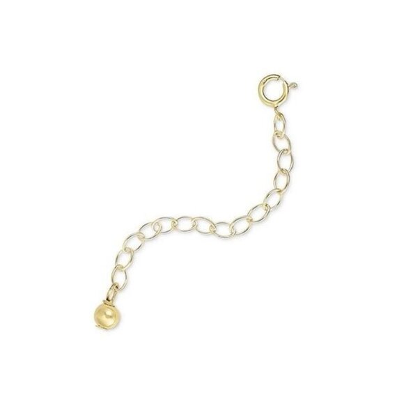 Giani Bernini 24k Yellow Gold Over 925 Sterling Silver Extension Chain 2" - Picture 1 of 4